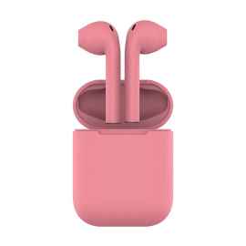 Наушники беспроводные с зарядным боксом TWS AIR SOFT, цвет розовый, Цвет: розовый