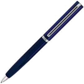 BULLET, ручка шариковая, синий/хром, металл, Цвет: синий, серебристый