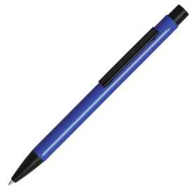 SKINNY, ручка шариковая, глянцевая, синий/черный, алюминий, Цвет: синий