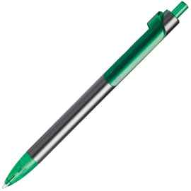 PIANO, ручка шариковая, графит/зеленый, металл/пластик, Цвет: графит, зеленый