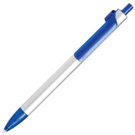 PIANO, ручка шариковая, серебристый/синий, металл/пластик, Цвет: серебристый, синий