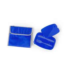 Набор термосумка и ланч-бокс PARLIK, синий, 26 x 22 x 18 см, полиэстер 210D, Цвет: синий, Размер: 26 x 22 x 18 см