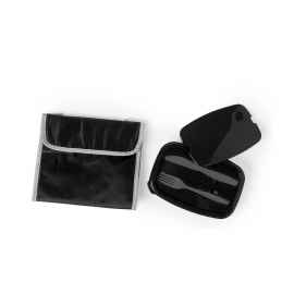 Набор термосумка и ланч-бокс PARLIK, черный, 26 x 22 x 18 cm, полиэстер 210D, Цвет: Чёрный, Размер: 26 x 22 x 18 cm