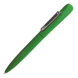 IQ, ручка с флешкой, 8 GB, зеленый/хром, металл, Цвет: зеленый, серебристый