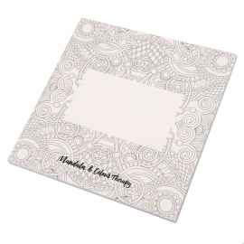 Альбом с раскрасками RUDEX (48 листов), 15х15х07 см, картон, бумага, Цвет: белый