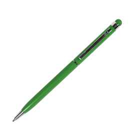 TOUCHWRITER, ручка шариковая со стилусом для сенсорных экранов, зеленый/хром, металл, Цвет: зеленый