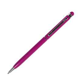TOUCHWRITER, ручка шариковая со стилусом для сенсорных экранов, розовый/хром, металл, Цвет: розовый