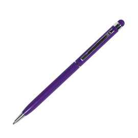 TOUCHWRITER, ручка шариковая со стилусом для сенсорных экранов, фиолетовый/хром, металл, Цвет: фиолетовый