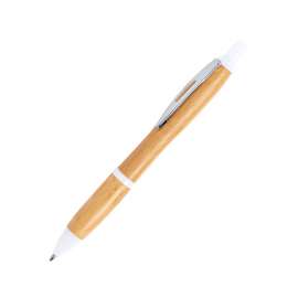 DAFEN, ручка шариковая, белый, бамбук, пластик, металл, Цвет: белый, бежевый