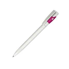 Ручка шариковая KIKI EcoLine SAFE TOUCH, розовый, пластик, Цвет: белый, розовый