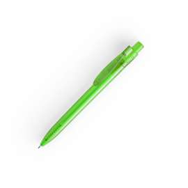 Ручка шариковая HISPAR, RPET пластик, зеленый, Цвет: зеленый