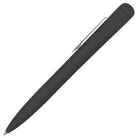 IQ, ручка с флешкой, 8 GB, черный/хром, металл, Цвет: черный, серебристый