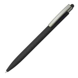 ELLE SOFT, ручка шариковая, черный, металл, синие чернила, Цвет: Чёрный