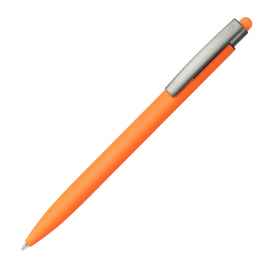 ELLE SOFT, ручка шариковая, оранжевый, металл, синие чернила, Цвет: оранжевый