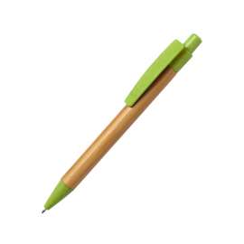 SYDOR, ручка шариковая, светло-зеленый, бамбук, пластик с пшеничной соломой, Цвет: светло-зеленый