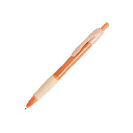 Ручка шариковая ROSDY, пластик с пшеничным волокном, оранжевый, Цвет: оранжевый