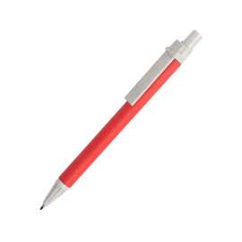 SALCEN, ручка шариковая, красный, рециклированный картон, пластик с пшеничным волокном, Цвет: красный