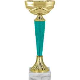 6703-250-130 Кубок Камрин, золото (бирюзовый)