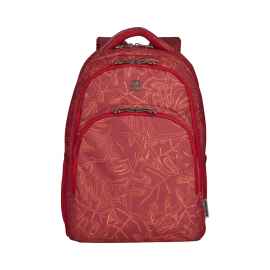 Рюкзак WENGER Upload 16'', красный с рисунком, полиэстер, 34 x 26 x 47 см, 28 л