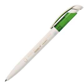 Ручка шариковая Bio-Pen, белая с зеленым, Цвет: зеленый, Размер: 14, изображение 6