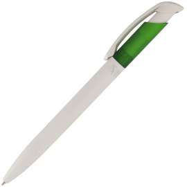 Ручка шариковая Bio-Pen, белая с зеленым, Цвет: зеленый, Размер: 14, изображение 2