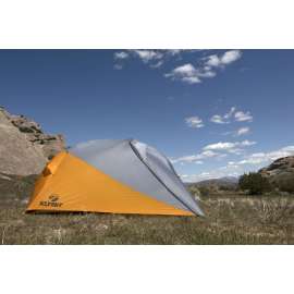 Палатка трекинговая Maxfield 4, серая с оранжевым, Размер: в сложенном виде: 51x17 с, изображение 8