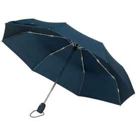 Зонт складной Comfort, синий, Цвет: синий