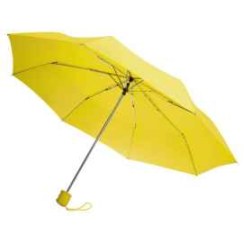 Зонт складной Basic, желтый, Цвет: желтый