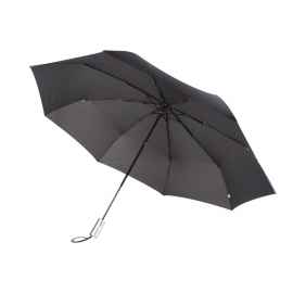 Зонт складной Fiber, черный, Цвет: черный