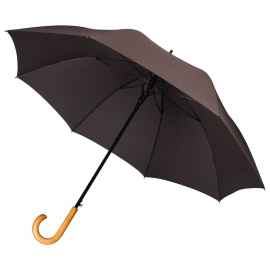 Зонт-трость Classic, коричневый, Цвет: коричневый