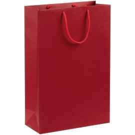 Пакет бумажный Porta M, красный, Цвет: красный, Размер: 23х35х10 см