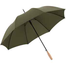 Зонт-трость Nature Stick AC, зеленый, Цвет: зеленый
