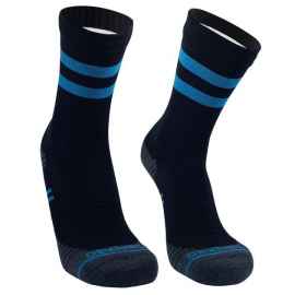 Водонепроницаемые носки Running Lite, черные с голубым, размер S, Цвет: черный, голубой, Размер: S