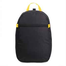 Рюкзак INTRO, жёлтый/чёрный, 100% полиэстер, Цвет: желтый, черный