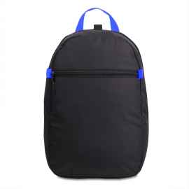Рюкзак INTRO, синий/чёрный, 100% полиэстер, Цвет: синий, оранжевый