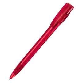 KIKI FROST, ручка шариковая, фростированный красный, пластик, Цвет: красный