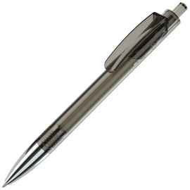 TRIS CHROME LX, ручка шариковая, прозрачный серый/хром, пластик, Цвет: серый, серебристый