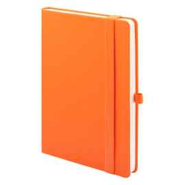 Бизнес-блокнот А5 FLIPPY, оранжевый, твердая обложка, в линейку, Цвет: оранжевый
