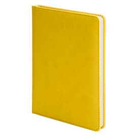 Ежедневник недатированный Campbell, А5, желтый, белый блок, Цвет: желтый