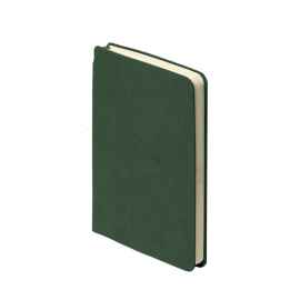 Ежедневник недатированный SALLY, A6, темно-зеленый, кремовый блок, Цвет: зеленый