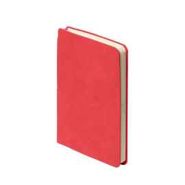 Ежедневник недатированный SALLY, A6, красный, кремовый блок, Цвет: красный
