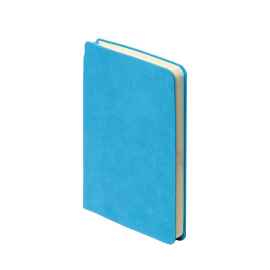 Ежедневник недатированный SALLY, A6, голубой, кремовый блок, Цвет: голубой