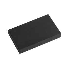 Подарочная коробка без ложемента (крышка-дно, 20 х 2,7 х 12,2 см), черный, Цвет: черный