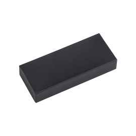 Подарочная коробка без ложемента (крышка-дно, 20,5 х 3,5 х 8,5 см), черный, Цвет: черный