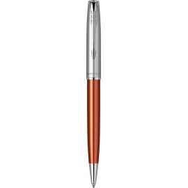 Шариковая ручка Parker Sonnet Essentials Orange SB Steel CT, цвет чернил black, стержень: M, в подарочной упаковке.