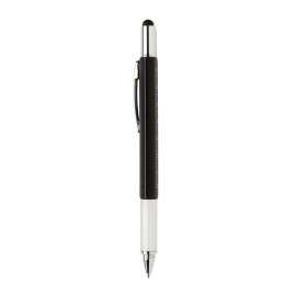 Многофункциональная ручка 5 в 1 из пластика ABS, черный, Цвет: черный, Размер: Длина 15 см., ширина 1,4 см., высота 1,4 см., изображение 2