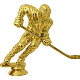 2301-120 Фигура Хоккеист, золото