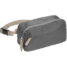 Поясная сумка Sensa, серая с бежевым, Цвет: серый, бежевый