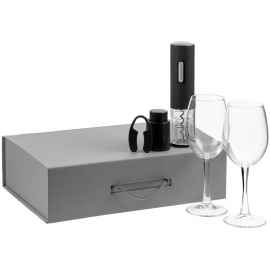 Набор Wine Case, черный, Цвет: черный, Размер: коробка: 35,3х24х10 см