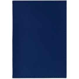 Обложка для паспорта Shall, синяя, Цвет: синий